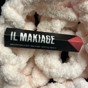 New! IL MAKIAGE Rave Rio 463 Super Sheer Lip Color